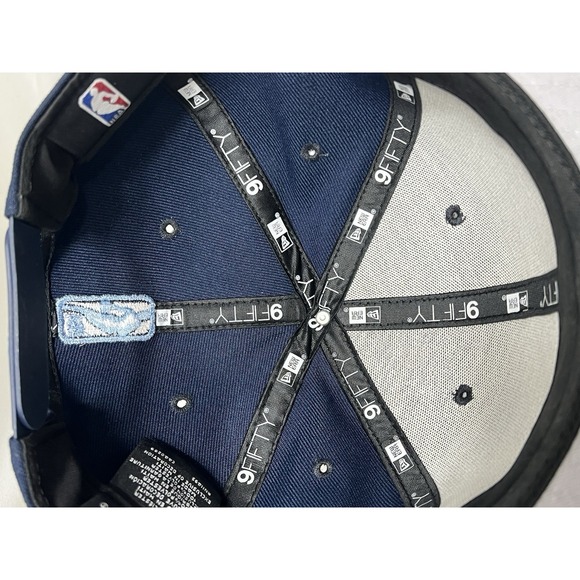 Memphis Grizzlies New Era 9FIFTY Adjustable Snapback Hat Cap Navy Logo - Picture 9 of 13